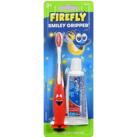 Firefly Toothbrush & Toothpaste Travel Kit .